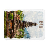 Bali Indonesia Ulun Danu Beratan Photo Magnet Magneet (Horizontaal)