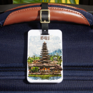 Bali Indonesia Ulun Danu Beratan Temple Bagagelabel