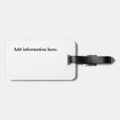 Bali Indonesia Ulun Danu Beratan Temple Bagagelabel (Achterkant horizontaal)