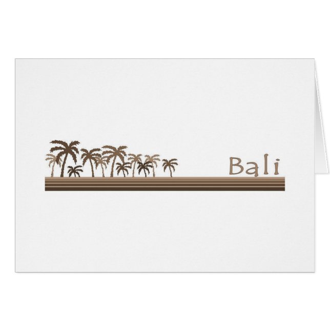 Bali, Indonesië (Voorkant Horizontaal)