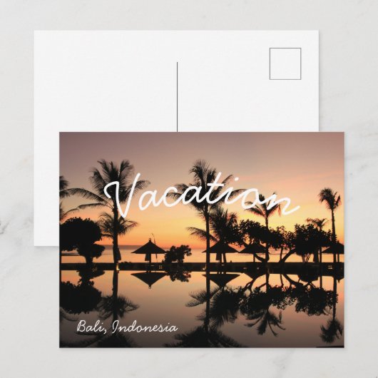 Bali, Indonesië Ansichtkaart Briefkaart (Voorkant / Achterkant)