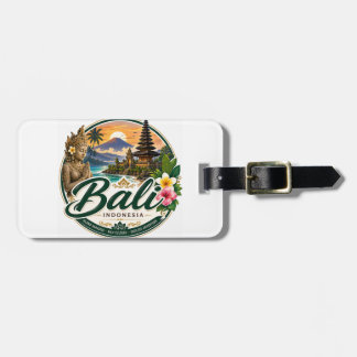 Bali, Indonesië Bagagelabel