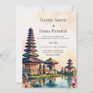 Bali Indonesië Bestemming Huwelijk Kaart