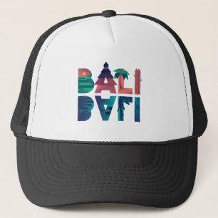 Bali Indonesië bloemmotief  Trucker Pet
