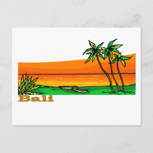 Bali, Indonesië Briefkaart (Voorkant)