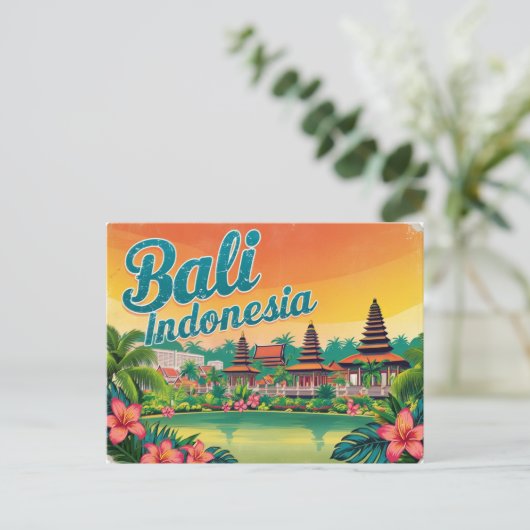 Bali, Indonesië Briefkaart (Staand voorkant)