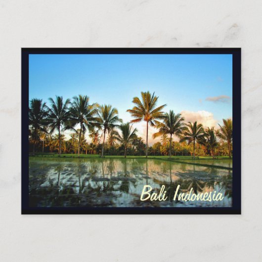 Bali Indonesië Briefkaart (Voorkant)