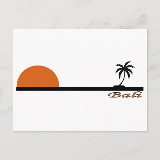 Bali, Indonesië Briefkaart (Voorkant)