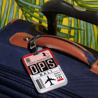 Bali Indonesië DPS luchthavencode Bagagelabel