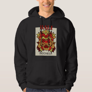 Bali Indonesië Drakenmasker Eiland Reis Vakantie A Hoodie