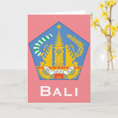 Bali, Indonesië (Kleine Soenda-eilanden) Kaart (Gele Bloem)