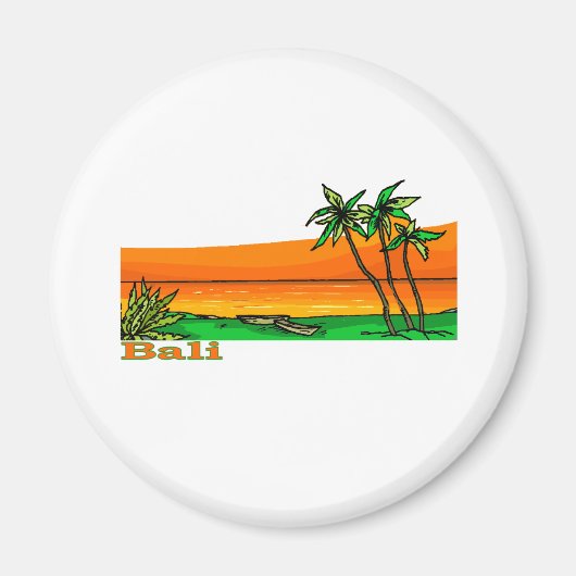Bali, Indonesië Magneet (Voorkant)