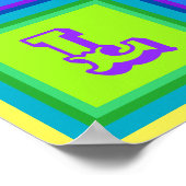 Bali Indonesië modern kleurrijk wall art Poster (Hoek)