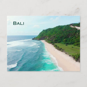 Bali, Indonesië Prachtig wit zandstrand Briefkaart