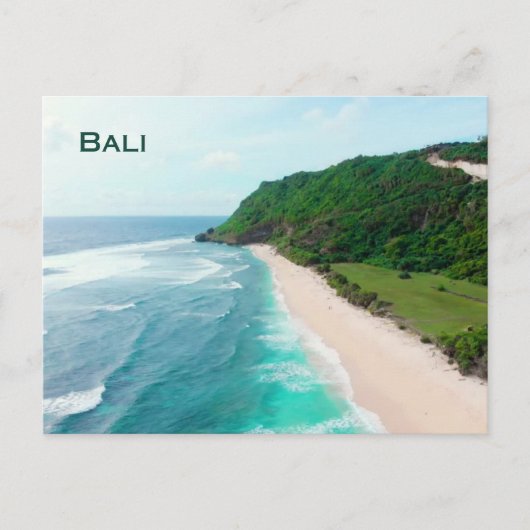 Bali, Indonesië Prachtig wit zandstrand Briefkaart (Voorkant)