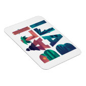 Bali Indonesië Reisfoto Magneet (Rechterzijde)