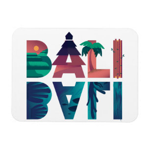 Bali Indonesië Reisfoto Magneet