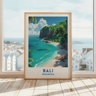 Bali Indonesië Reisposter Muurkunst Poster