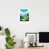 Bali Indonesië Reisprint Poster (Thuiskantoor)