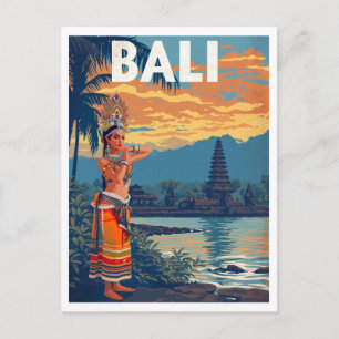 Bali, Indonesië Reizen Briefkaart