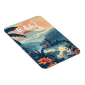 Bali Indonesië Reizen Kunst Vintage Magneet (Rechterzijde)