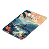 Bali Indonesië Reizen Kunst Vintage Magneet (Linkerzijde)