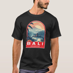 Bali Indonesië Reizen Kunst Vintage T-shirt