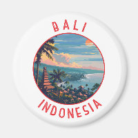 Bali Indonesië Retro Noodlijdende Cirkel