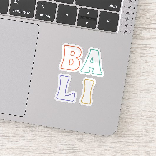 Bali, Indonesië Sticker (Detail)
