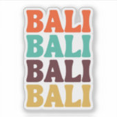 Bali, Indonesië Sticker (Voorkant)