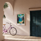 Bali Indonesië Strand Reisposter Kunst Poster