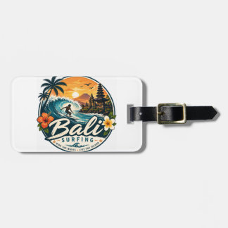 Bali, Indonesië surfen Bagagelabel