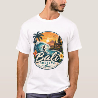Bali, Indonesië surfen T-shirt
