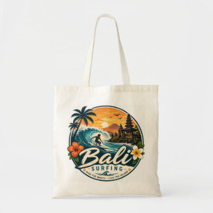 Bali, Indonesië surfen Tote Bag