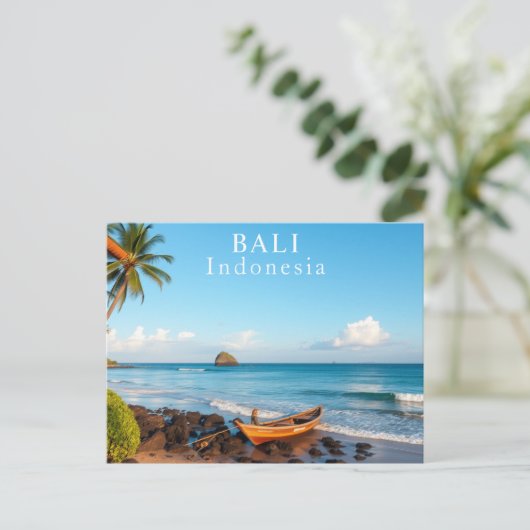Bali, Indonesië Tropische Reisfotografie Briefkaart (Staand voorkant)