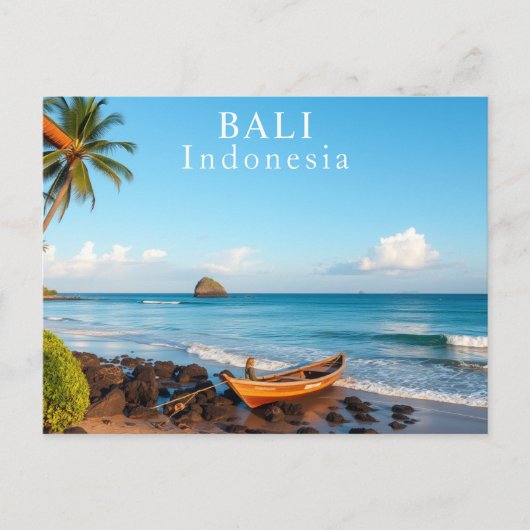 Bali, Indonesië Tropische Reisfotografie Briefkaart (Voorkant)
