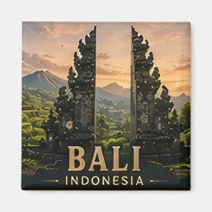 🧲 Bali Indonesië Vakantieherinnering Voor Reizige Magneet
