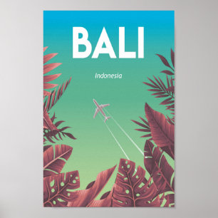 Bali indonsia vintage-poster poster