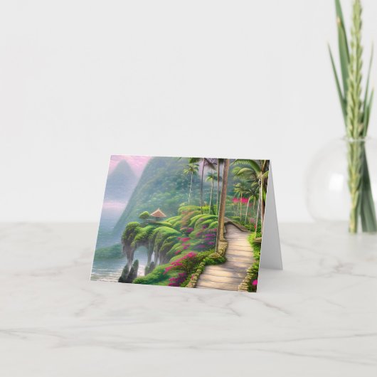 Bali is een van de meest geliefde bestemmingen in  bedankkaart (Voorkant)