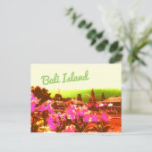 Bali Island Briefkaarten (Staand voorkant)
