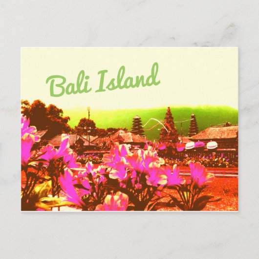 Bali Island Briefkaarten (Voorkant)
