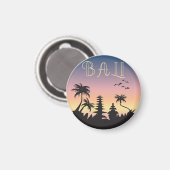 Bali Island Toerisme Teken Magneet (Voorkant / Achterkant)