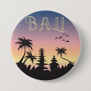 Bali Island Toerisme Teken Ronde Button 7,6 Cm