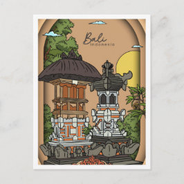 Bali Land van God Indonesië Reizen Briefkaart
