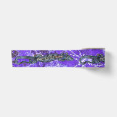 BALI LIZARD Design Blue + jouw ideeën Satijnen Lint (Voorkant)