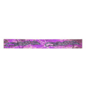 BALI LIZARD Design violet + uw ideeën Satijnen Lint (Voorkant)