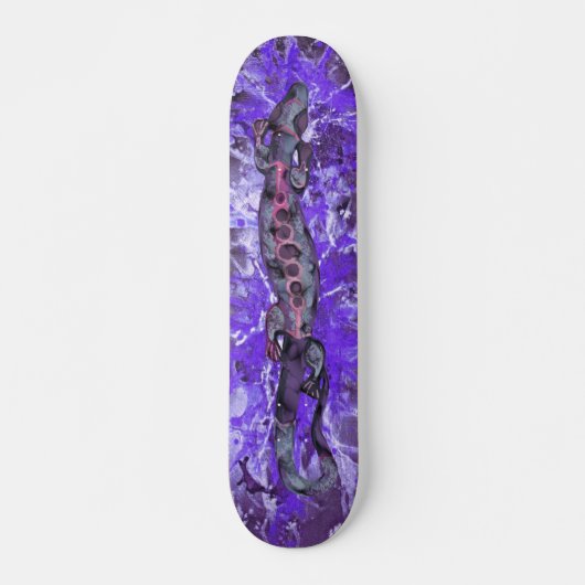 BALI lizard violet | violet splaatstet Skateboard (Voorkant)