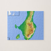 Bali Map Legpuzzel (Horizontaal)