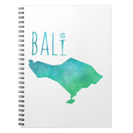 Bali Map Notitieboek (Voorkant)