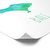 Bali Map Poster (Hoek)